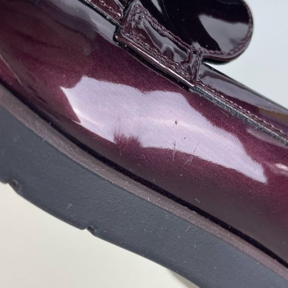 Kelly & Katie Deep Purple Shiny Loafer Slip On, Sz 9 - Picture 9 of 13